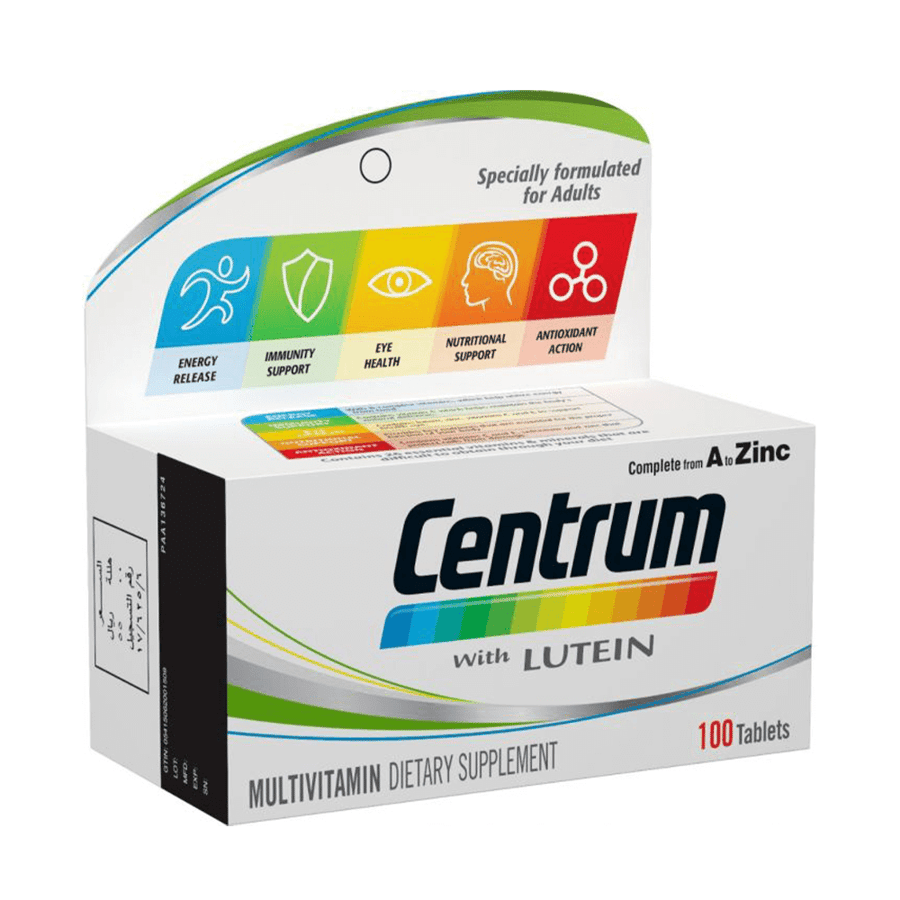 سينتروم ليوتن -100قرص مكمل غذائي /Centrum luten -100tab
