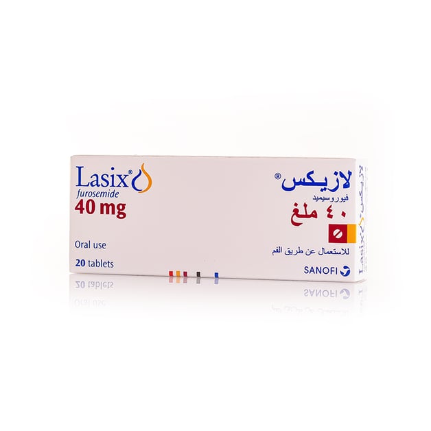 لازيكس 40 مجم – 20 قرص/Lasix -40mg 20Tab
