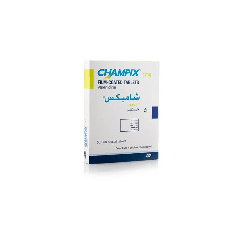 شامبكس- 1 ملجم 56 قرص للاقلاع عن التدخين/Champix -1 mg 56 Tab