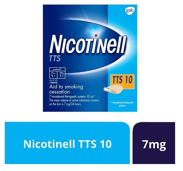 نيكوتينيل تي تي إس لصقات للاقلاع عن التدخين - 10 /Nicotinell TTS-10