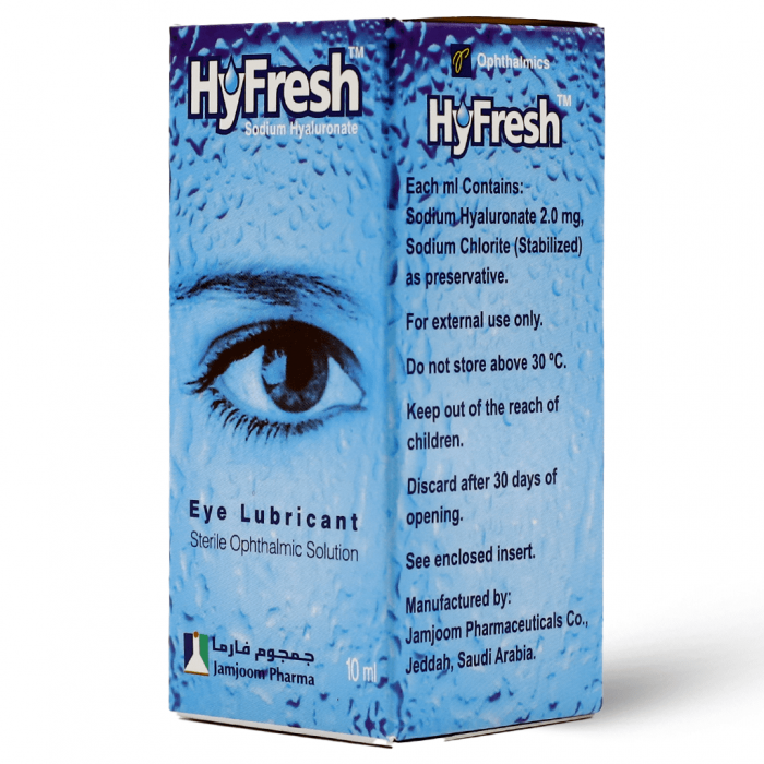 هاي فريش نقط مرطبة للعين ١٠ مل/ Hyfresh eye drops -10 ml