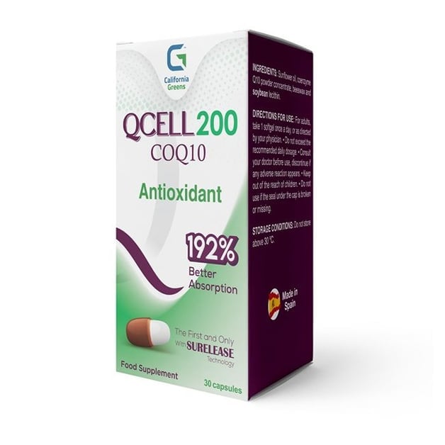 كيوسل- 200 مجم 30 كبسولة/Qcell -200mg 30Cap