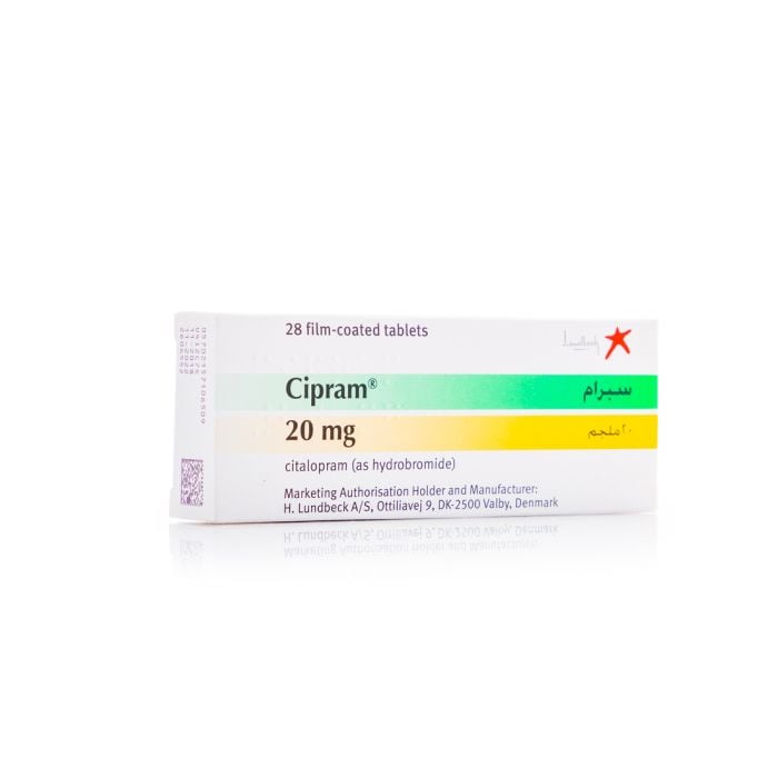 سيبرام -20 مجم 28 قرص مضاد الاكتئاب /Cipram -20mg 28Tab