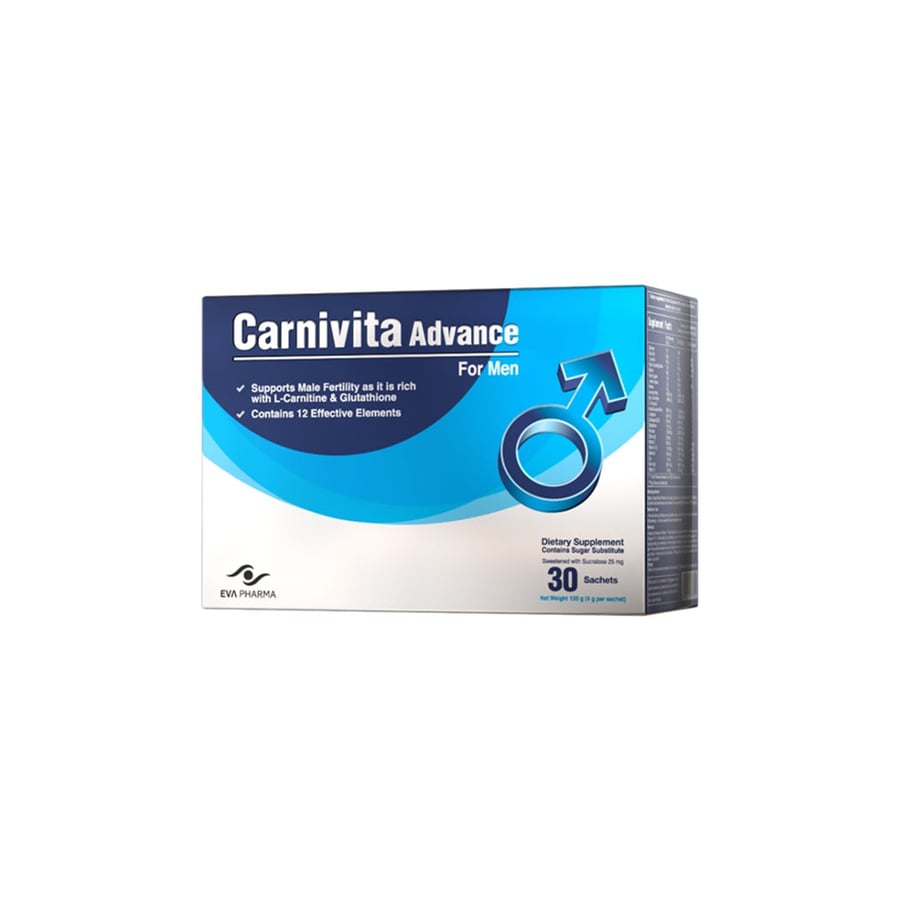كارنيفيتا ادفانس للرجال -30 كيس لدعم الخصوبة /Carnivita advance for men -30 sachets
