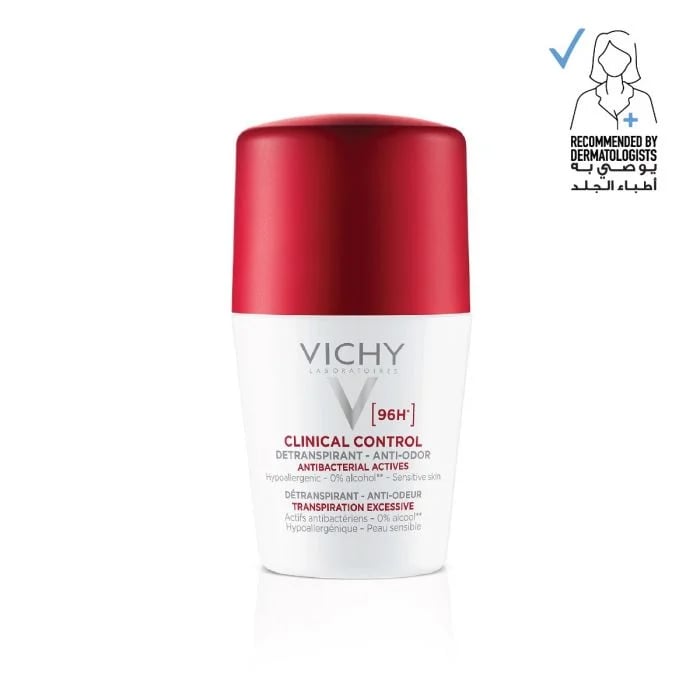 فيشي مزيل عرق  كلينيكال كنترول 96 ساعة حماية للسيدات - 50 مل/Vichy Clinical control 96hrs -50ml