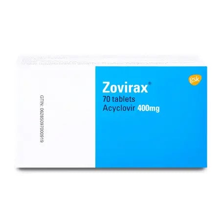 زوفيراكس -400 مجم 70 حبة/Zovirax -400mg 70Tab