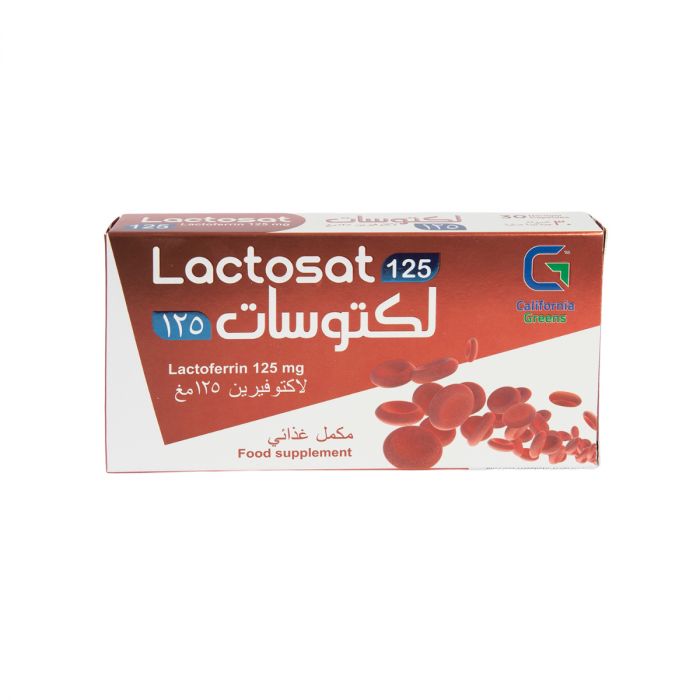كاليفورنيا جرينز لكتوسات -125 ملجم 30 كبسولة/Lactosat -125mg 30Cap