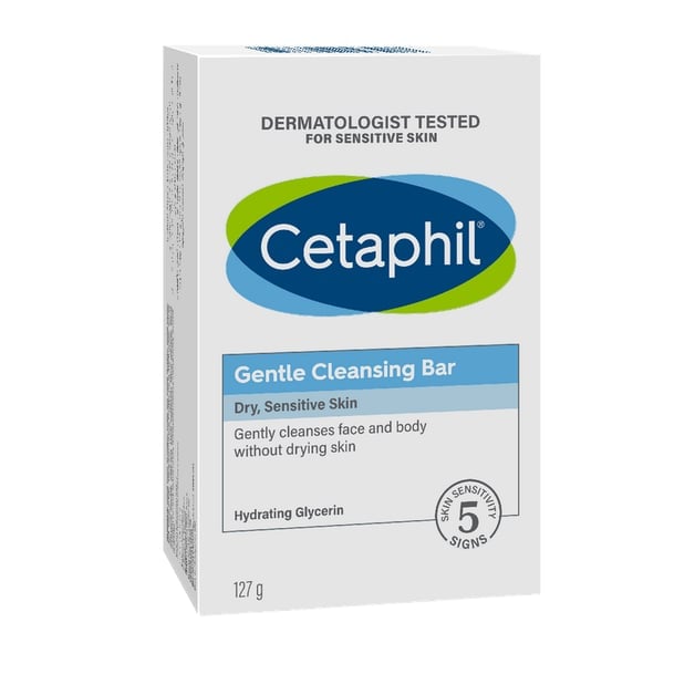 سيتافيل صابونة تنظيف لطيفة -١٢٧ غرام/Cetaphil Gentle Cleansing Bar -127 gm