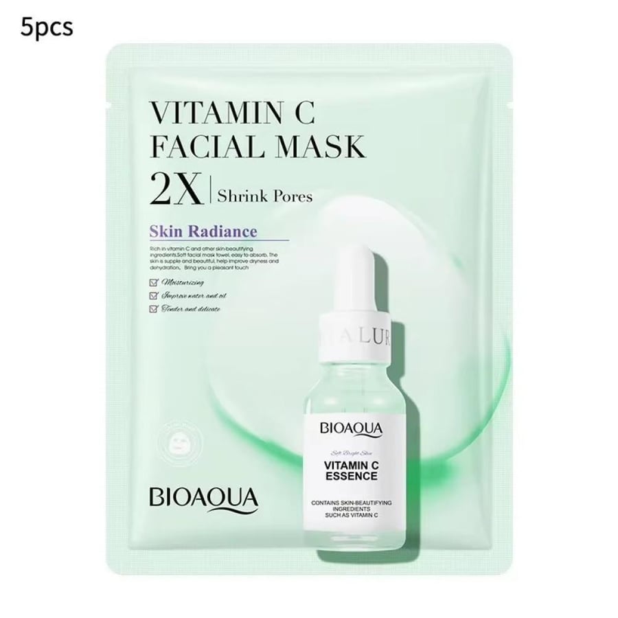 BIOAQUA 20 قطعة قناع وجه بالكولاجين