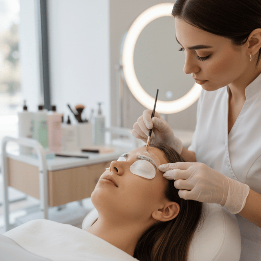Eyebrow tinting for 50 riyals instead of 70 riyals