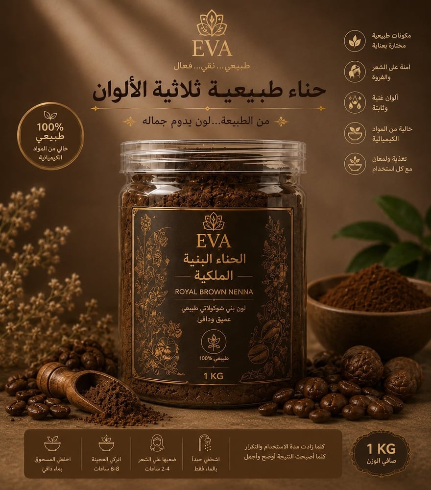 الحناء البنيه الملكيه