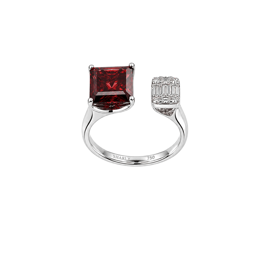 SHARLY 18K Gold, Diamond & Granite Ring – JHRR0509SWASH