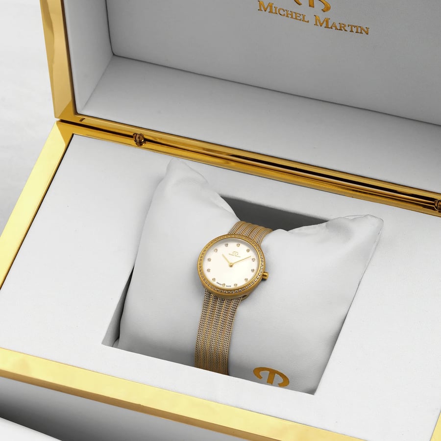 ساعة زركون نسائية ماركة ميشيل مارتن  ZMM1790V01