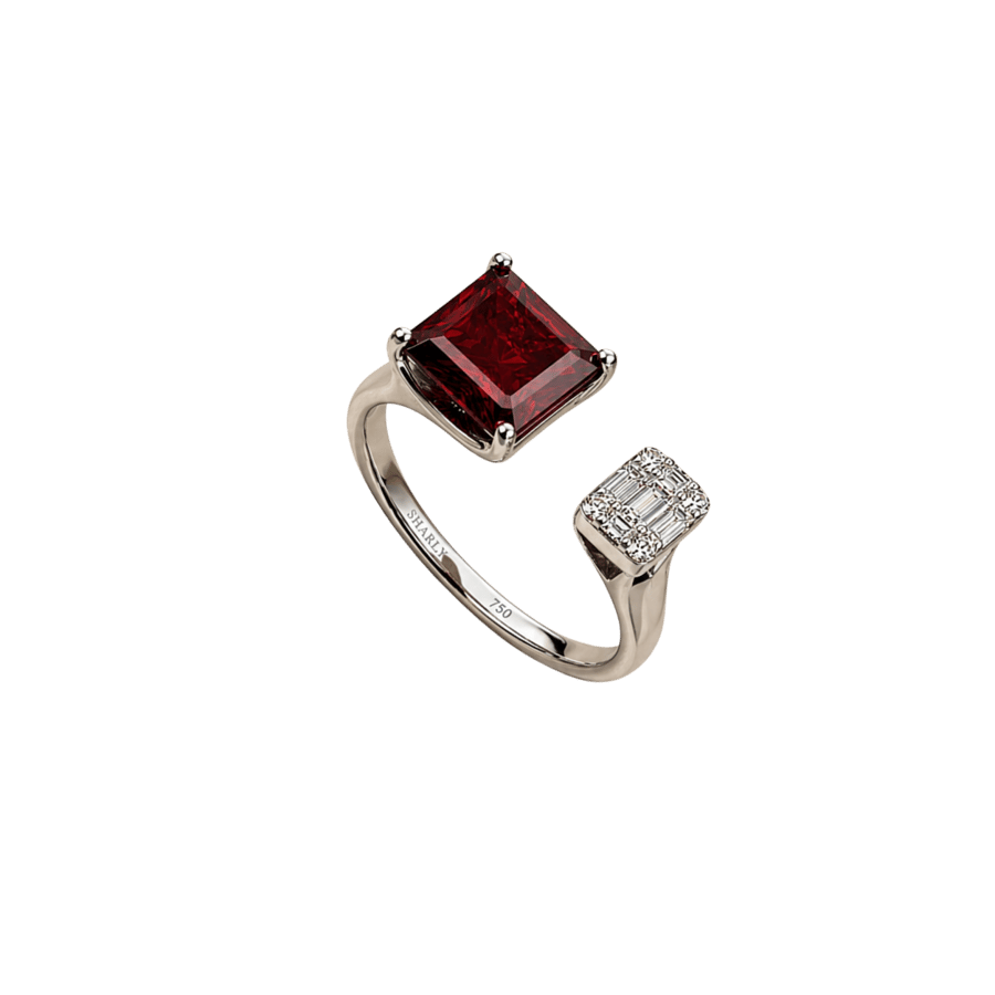 SHARLY 18K Gold, Diamond & Granite Ring – JHRR0509SWASH