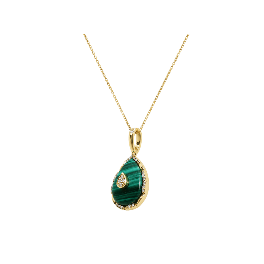 FRANK ROSHA Gold, Diamond and Gemstone Necklace – JFRN0377SYHSH