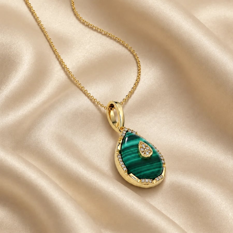 FRANK ROSHA Gold, Diamond and Gemstone Necklace – JFRN0377SYHSH