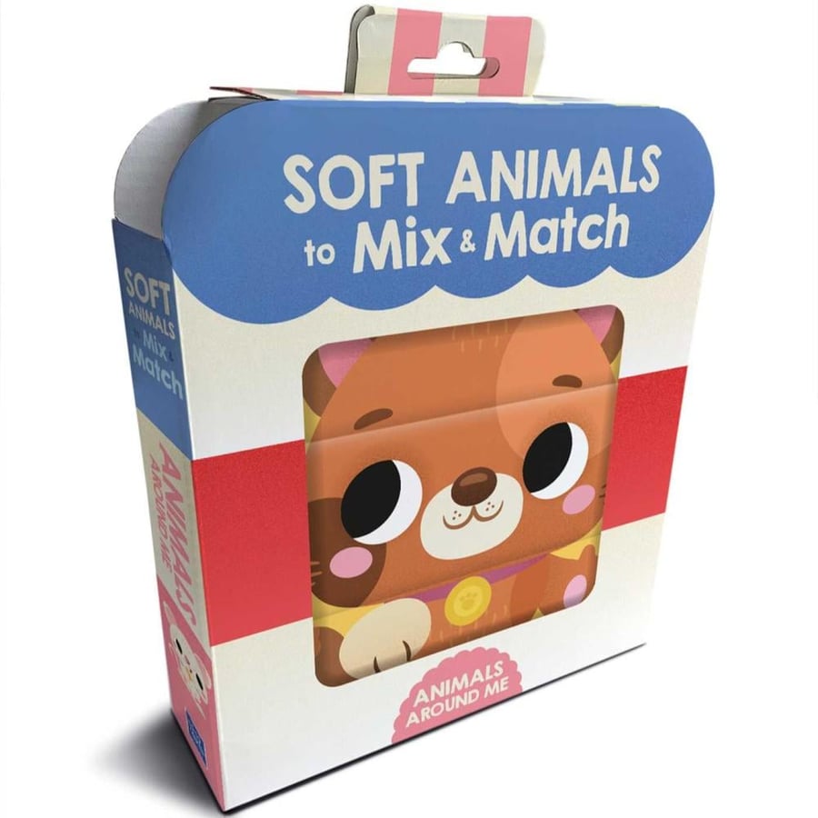 Soft animals to mix and match - Animals around me