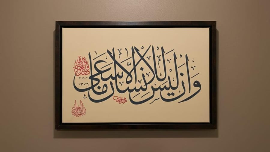 وأن ليس للإنسان إلا ما سعى