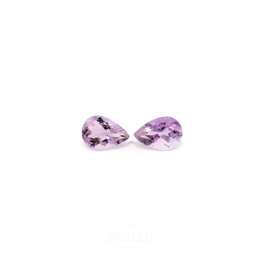 A pair of amethyst, 3.601 carats