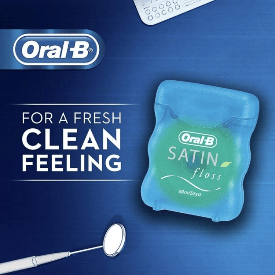Oral-B dental floss 25 m satin mint