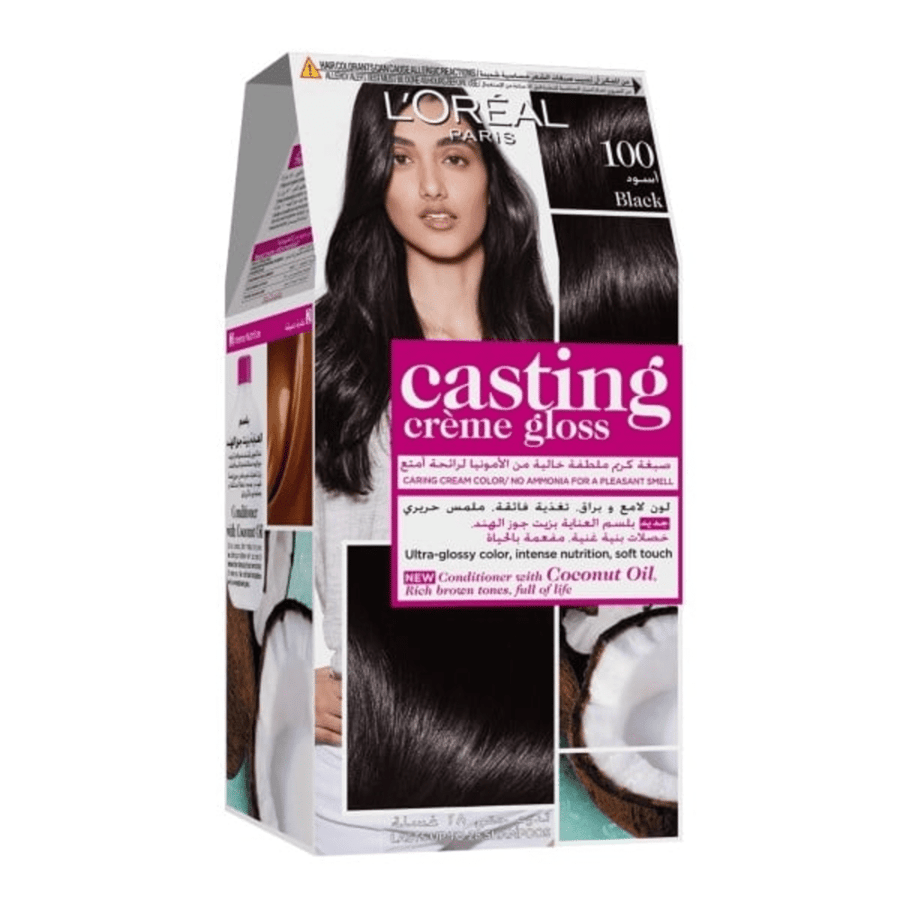 L'Oréal hair dye Casting 100 black