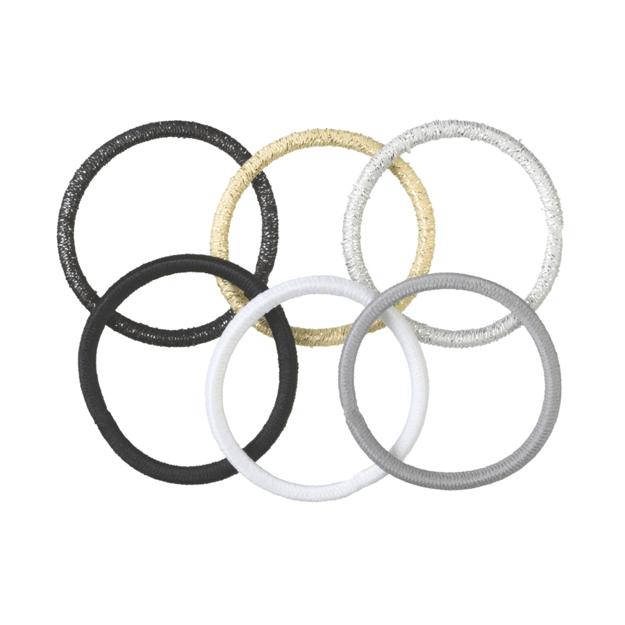Titania hair ties 9 pieces 7819