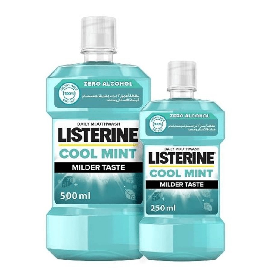 Listerine mouthwash 500 ml free + 250 Cool Mint