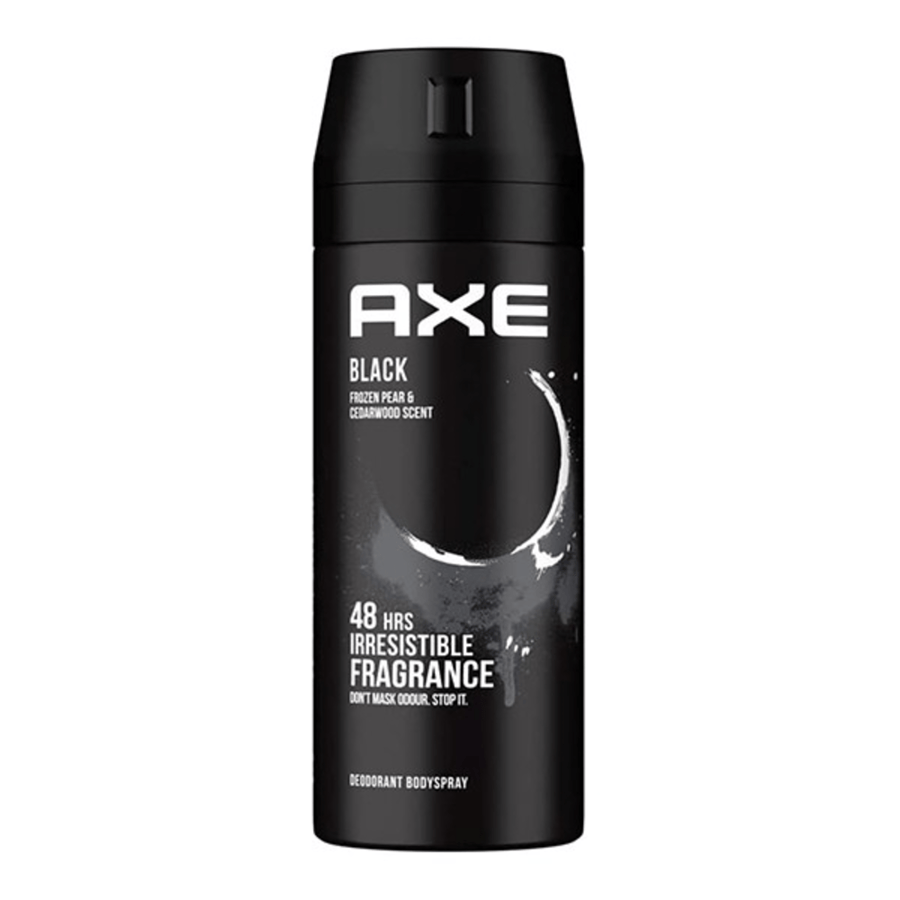 X deodorant spray 150 ml black
