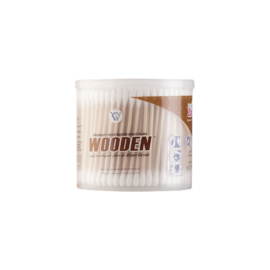 Baby Care Zone cotton swabs 300 pieces wooden