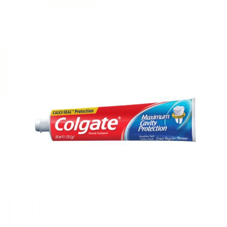 Colgate toothpaste 50 ml maximum protection against cavities normal flavor wonderful