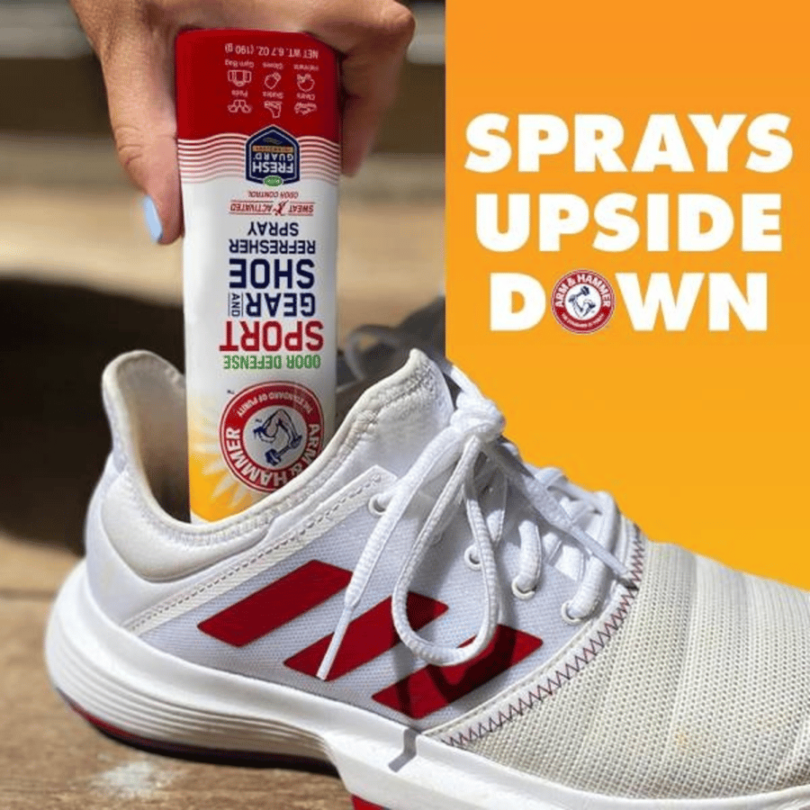 Arm and Hammer Shoe Spray 190 grams Sport for odor protection for all types of sports equipment and shoes