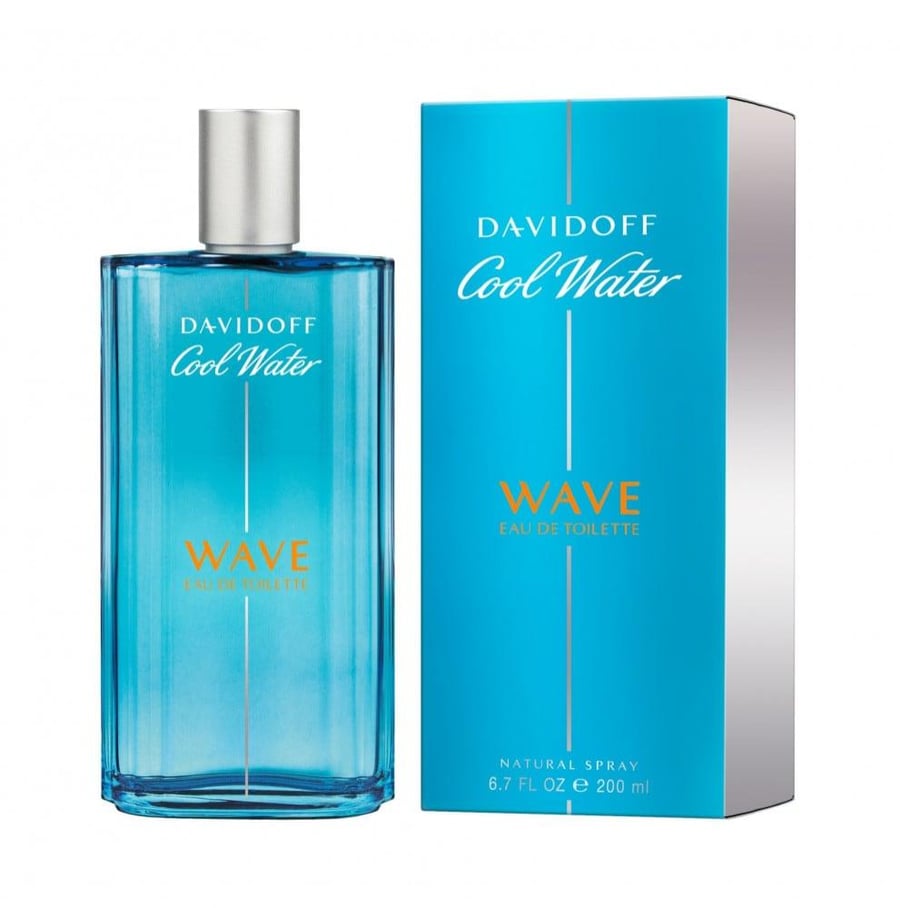 Davidoff Cool Water Wave men's perfume or Eau de Toilette 200ml