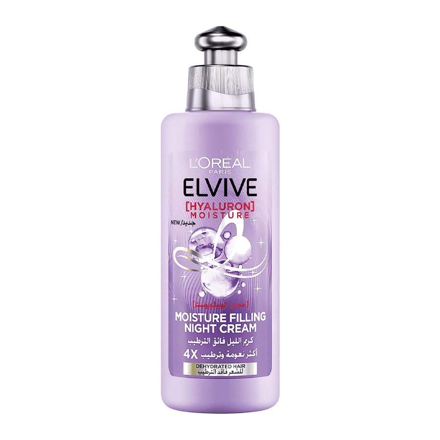 Night cream ultra moisturizing Elvive Hyaluron 200ml - from L'Oreal Paris