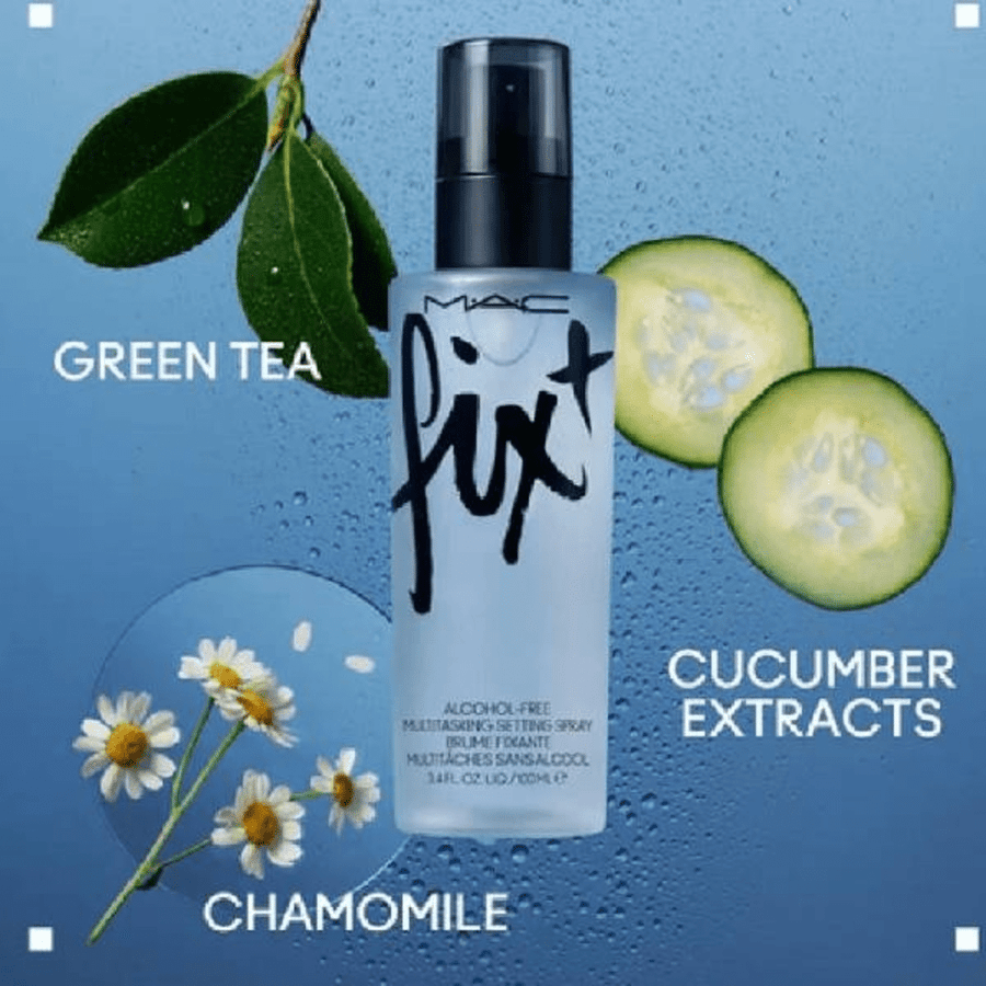 Mak Makeup Fixer Spray 100 ml Fix Plus multi-task alcohol-free