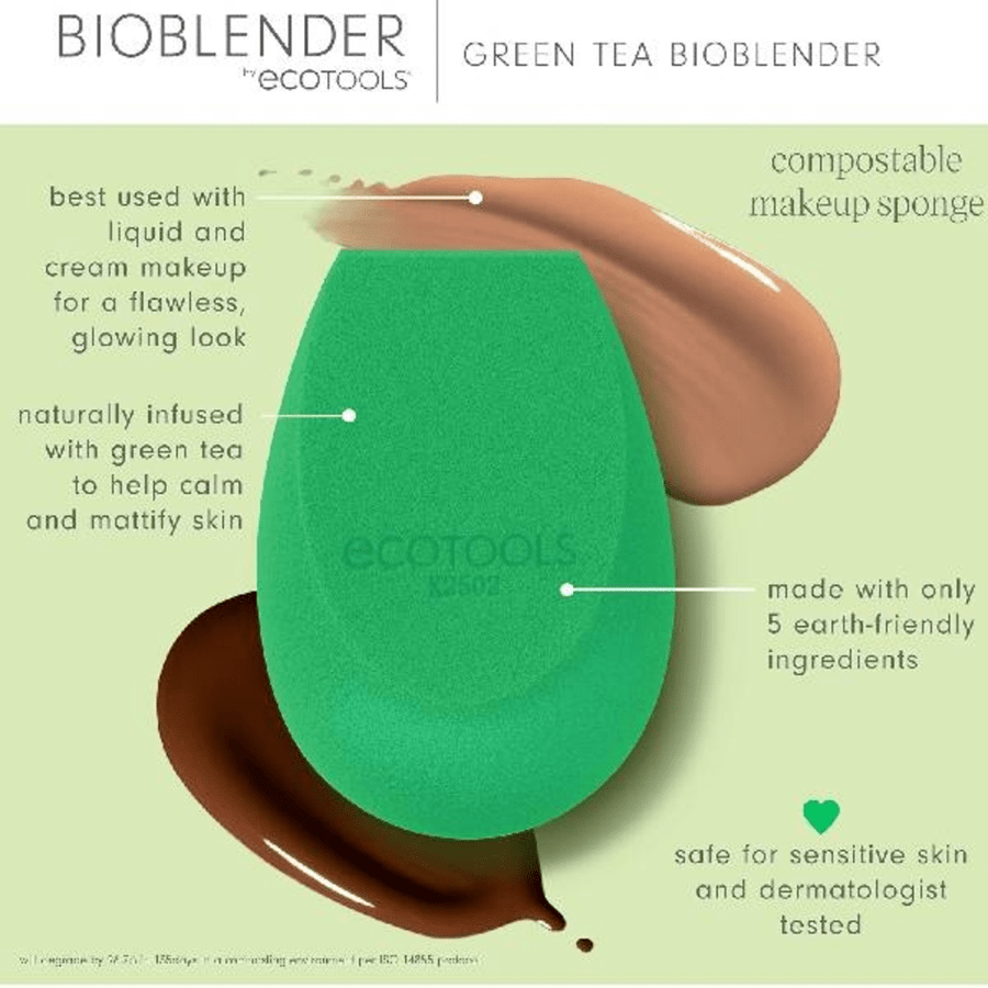 Eco Tools makeup sponge Bio Blender 2000 2000 green tea