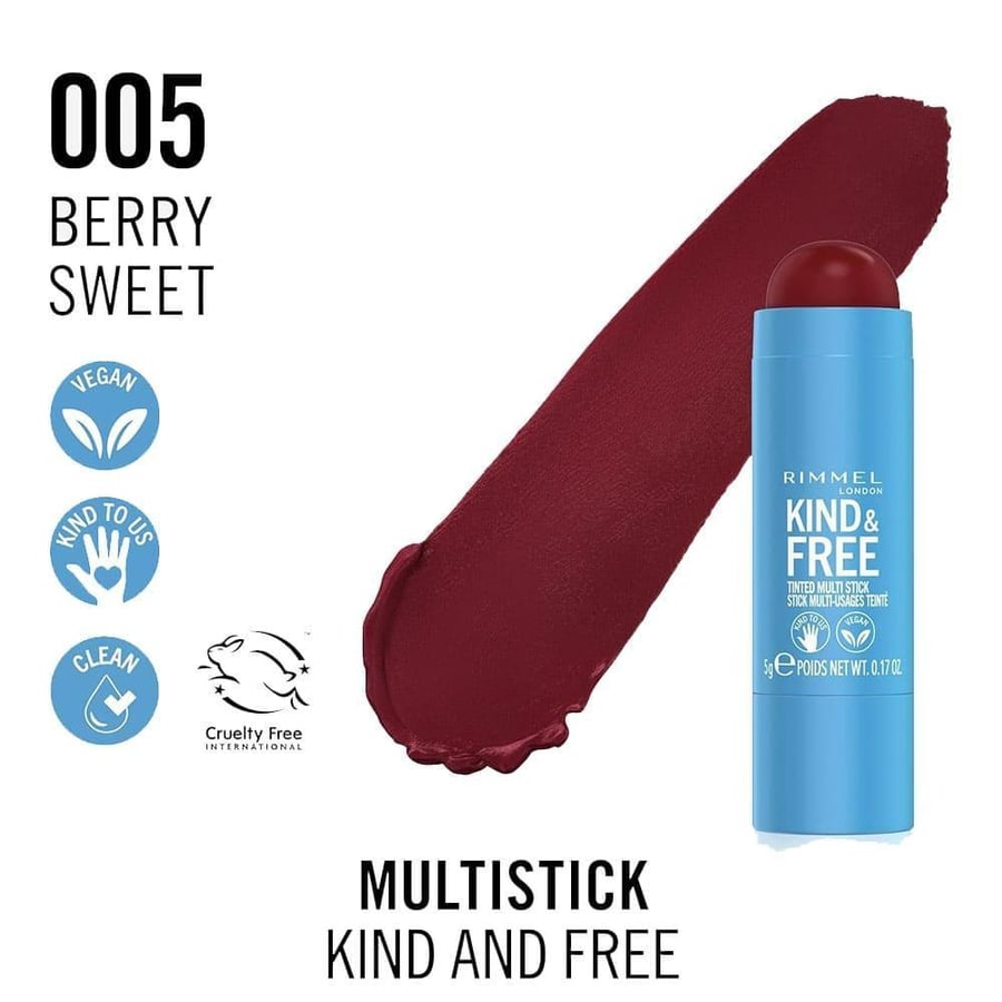 Remille London blush Kind and Free multi-stick number 005 Berry Sweet - 5 grams