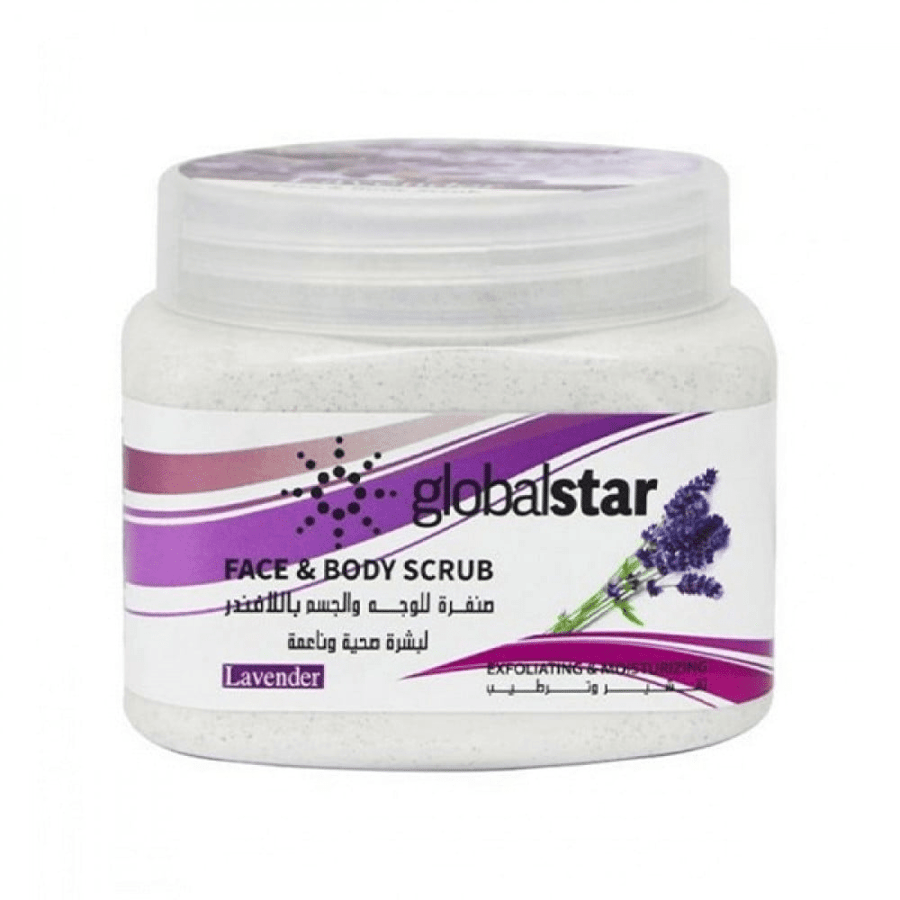 Global Star face and body scrub 500 ml with lavender