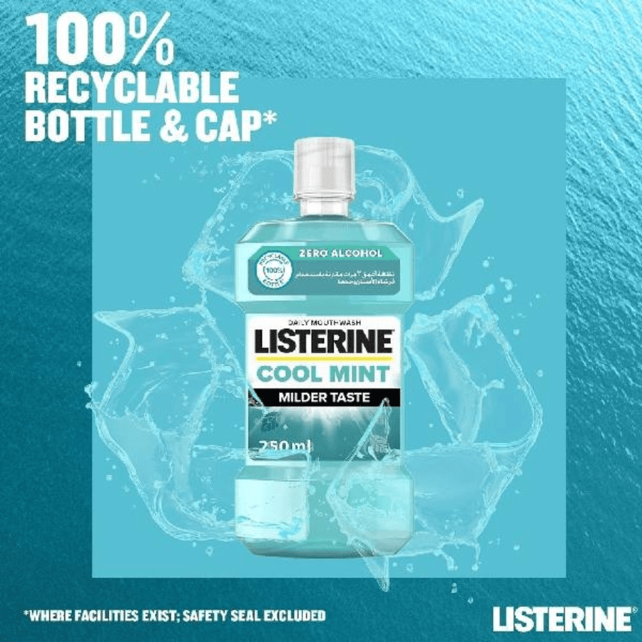 Listerine mouthwash 500 ml free + 250 Cool Mint