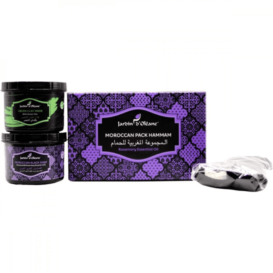 Garden Olayan Moroccan group for hammam with rosemary oil