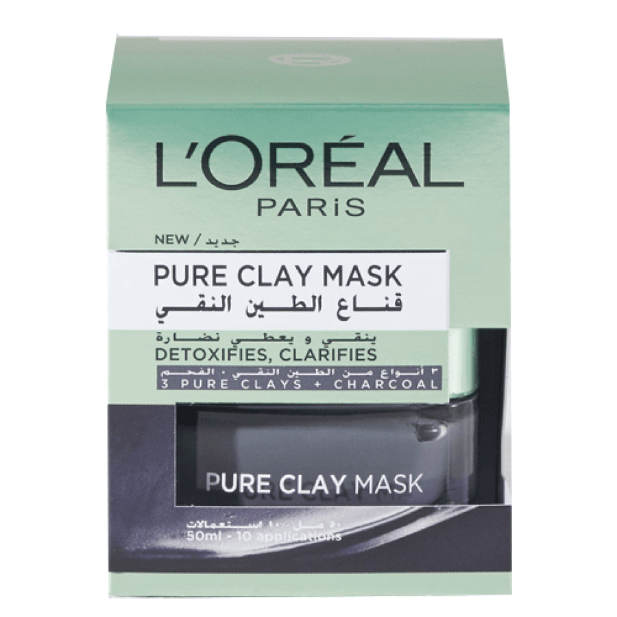 Pure clay detox mask 50 ml - from L'Oreal Paris
