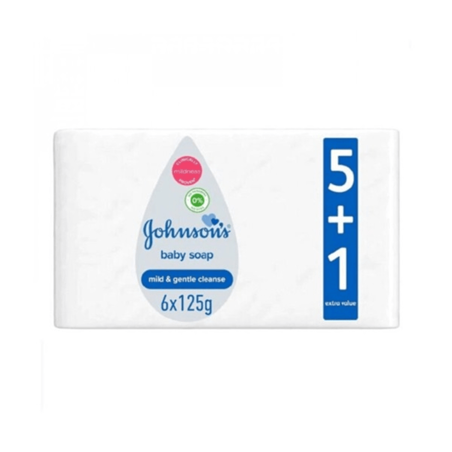Johnson soap bar for children 6 × 125 grams