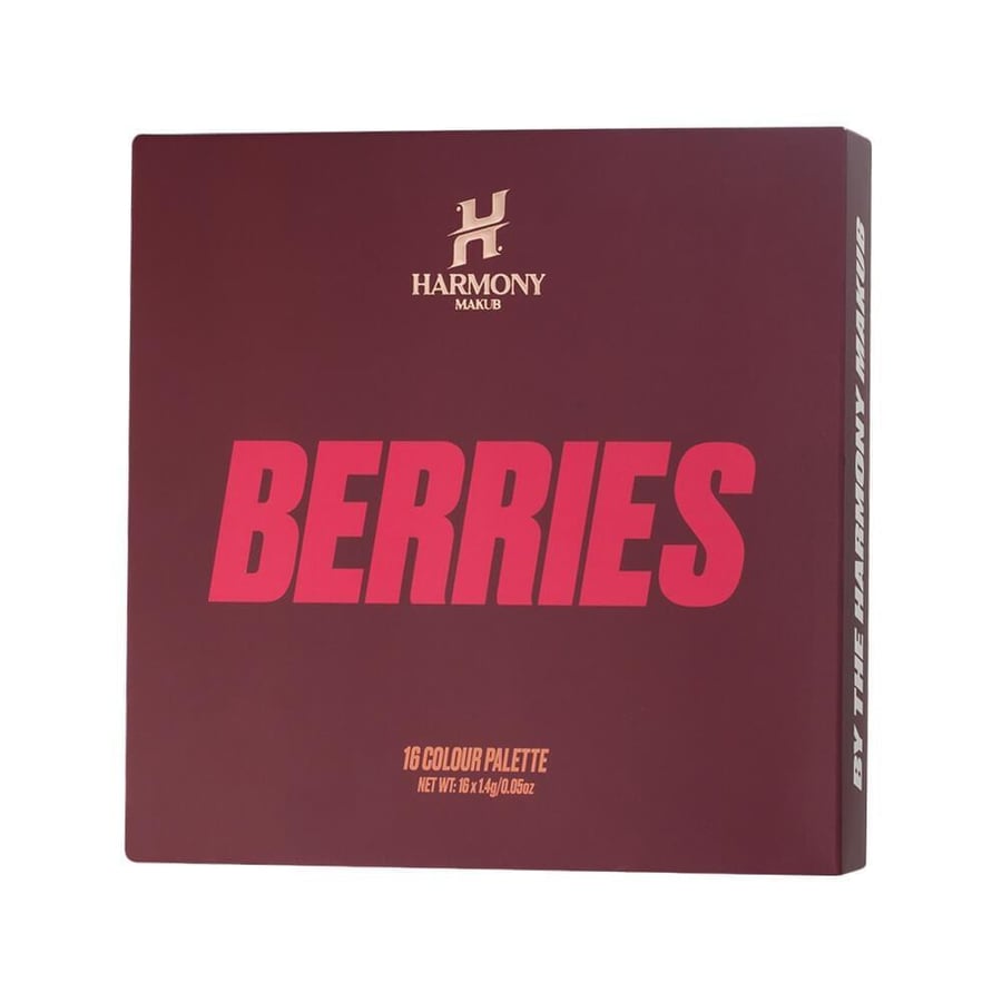 Harmoni Macab eyeshadow collection 16 colors, BERRIES