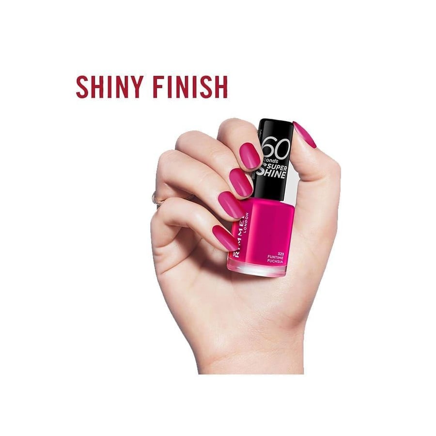 Revlon London nail polish 60 seconds super shine 323 Van Time Fuchsia - 8ml