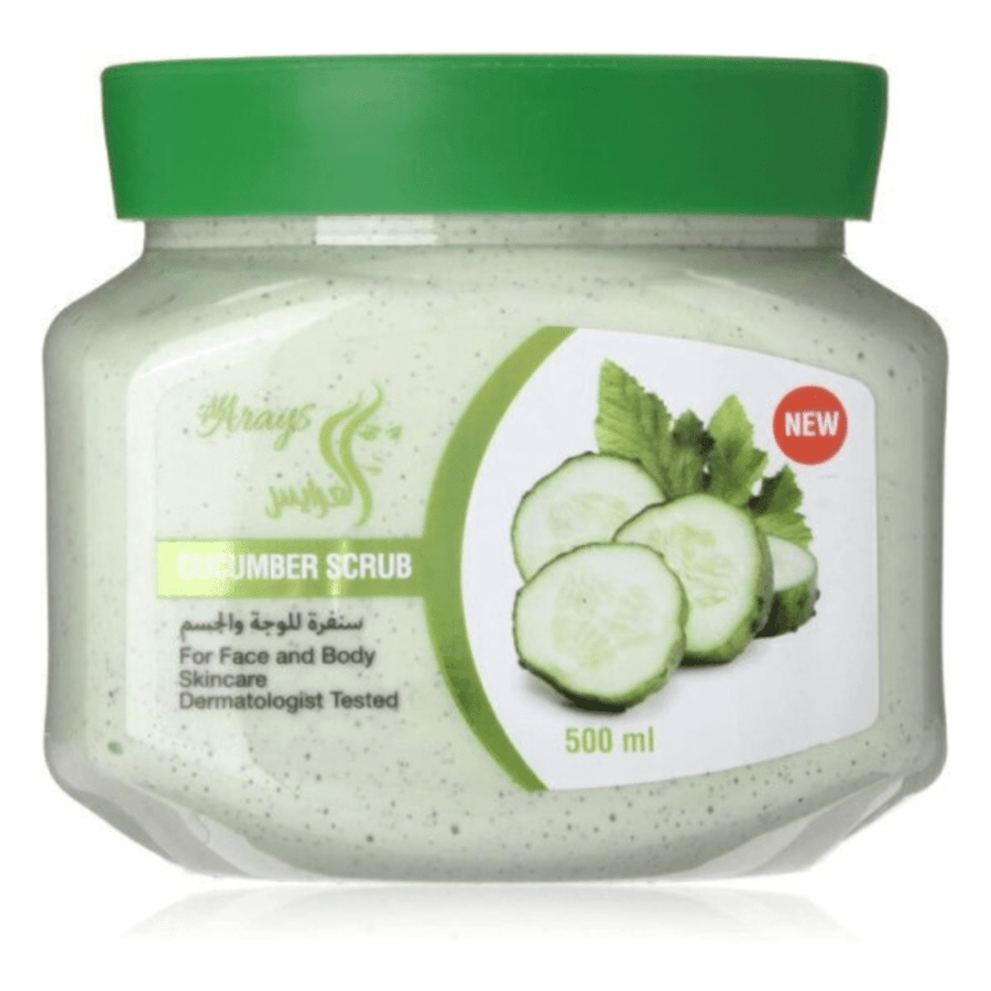 The brides face and body scrub 500 ml with cucumber