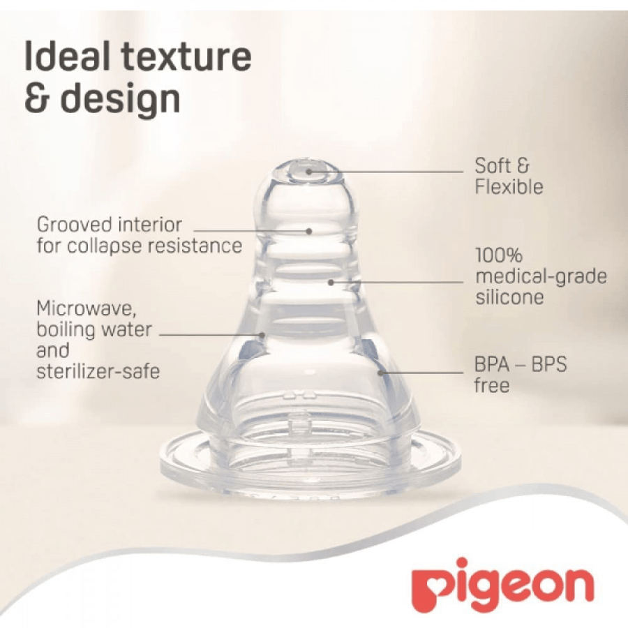Pejoun silicone nipples medium 2 pieces box