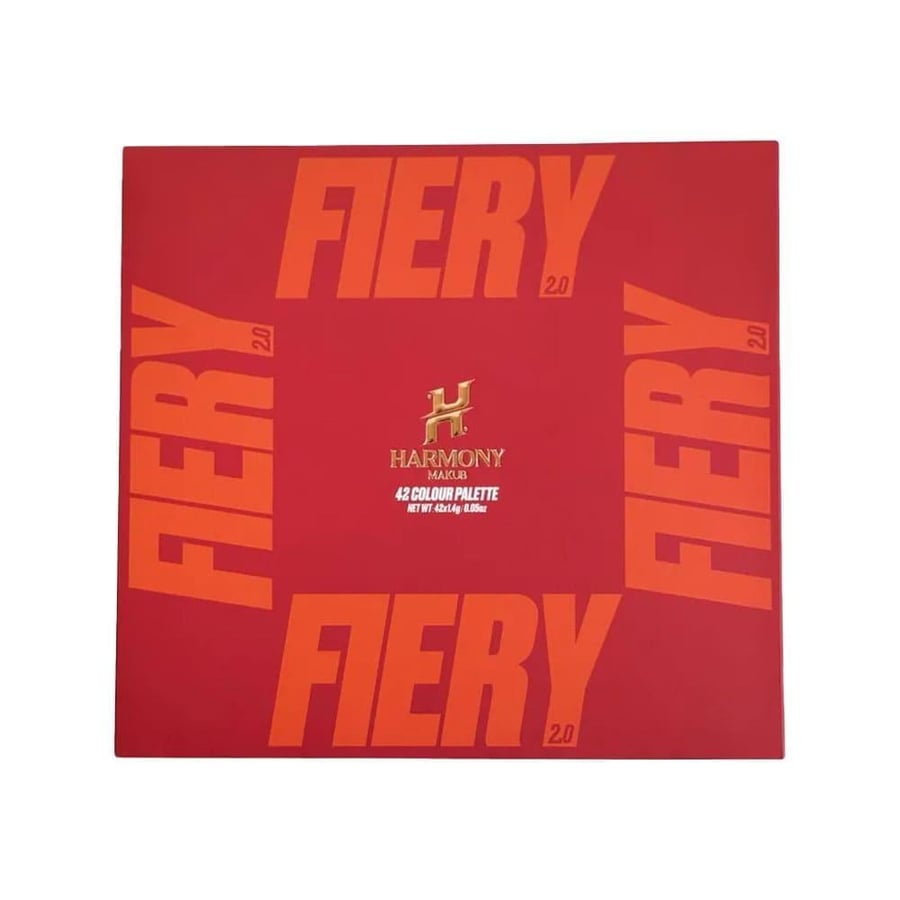 هارموني ماك اب مجموعة ظلال العيون 42 لون , FIERY 2.0