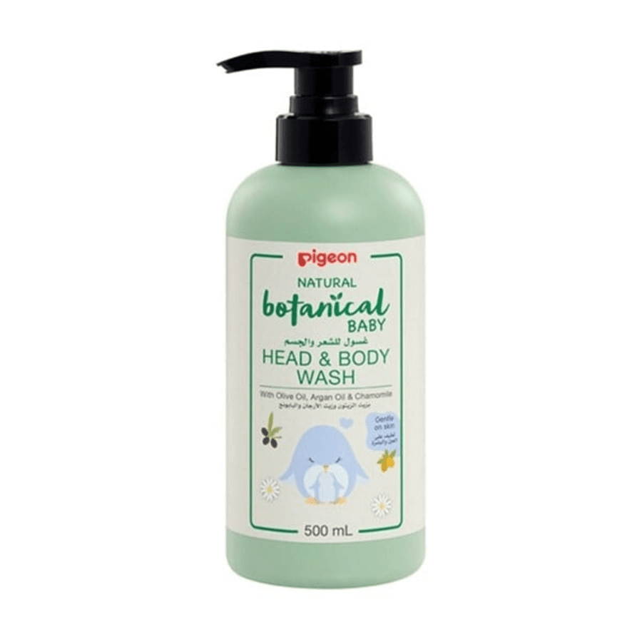 Beigeon Botanical hair and body wash for children 500 ml olive oil, argan, and chamomile