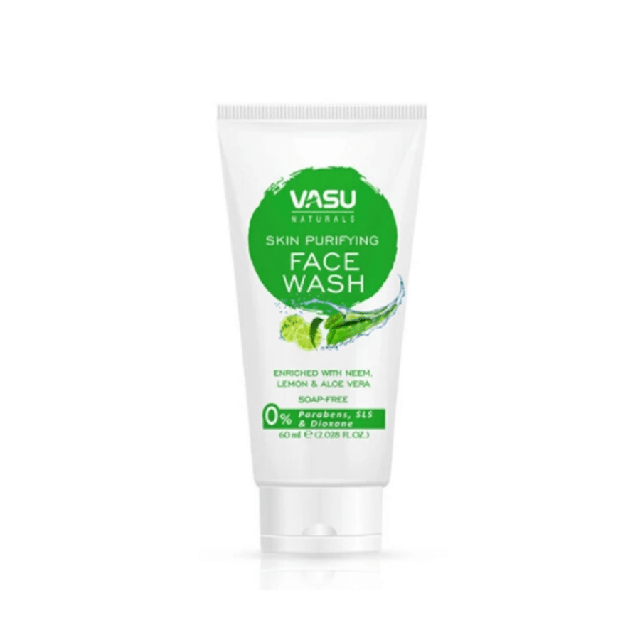 Faso facial cleanser 150 ml for clear skin rich in neem, lemon, and aloe vera