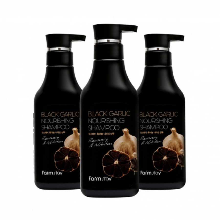 Farm Stay Hair Shampoo 530 ml with black garlic