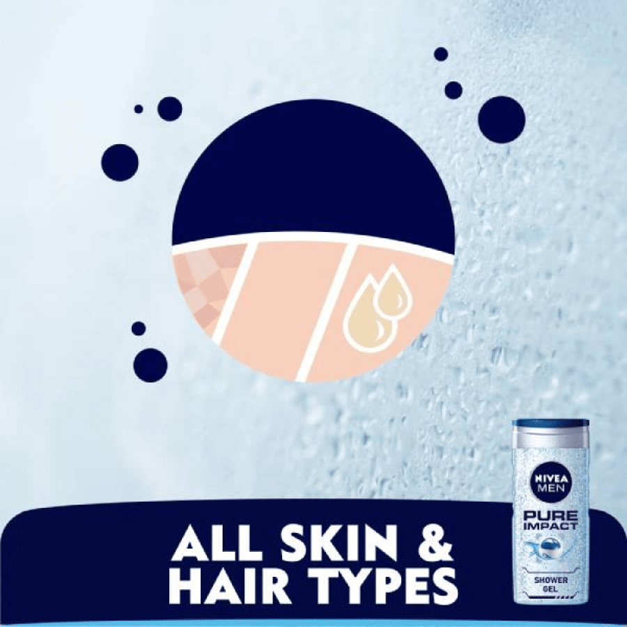 Nivea Shower Gel 250ml Pure Impact
